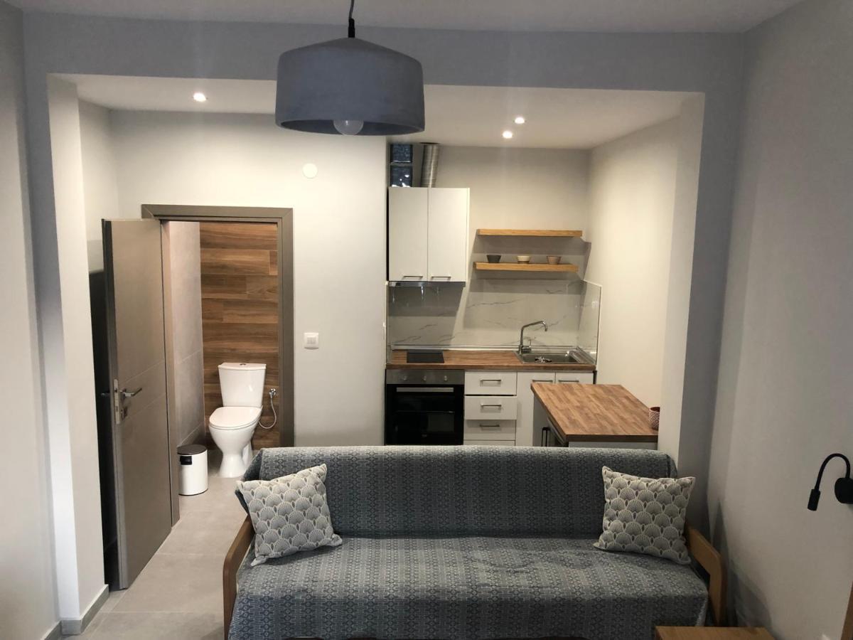 Aurora Apartments Nea Vrasna Bagian luar foto